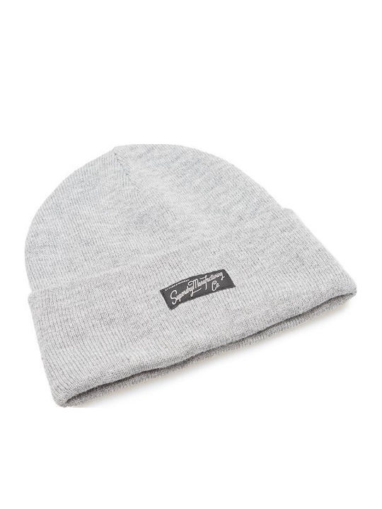 Vintage Classic Beanie Unisex Beanie Knitted in Gray color