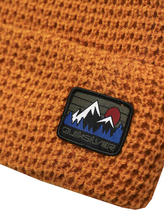 Tofino Beanie Ανδρικός Σκούφος Πλεκτός σε Πορτοκαλί χρώμα
