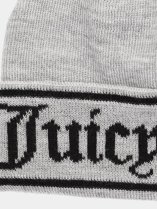 Juicy Couture Beanie Γυναικείος Σκούφος Πλεκτός σε Γκρι χρώμα