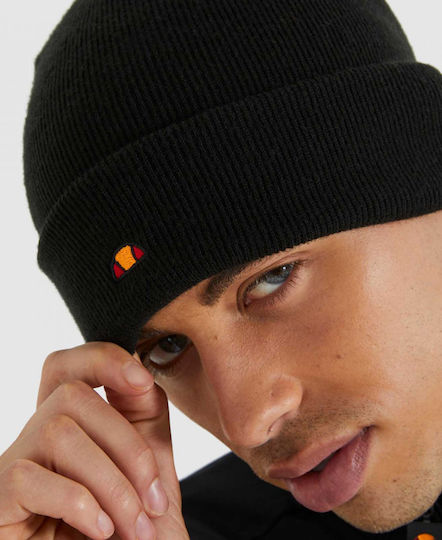 Thar Beanie Männer Beanie mit Rippstrick in Schwarz Farbe