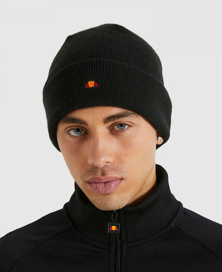 Thar Beanie Männer Beanie mit Rippstrick in Schwarz Farbe