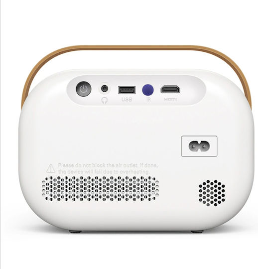 BlitzWolf V2 Mini Projector DLP Full HD Λάμπας LED με Wi-Fi και Ενσωματωμένα Ηχεία POAS794874