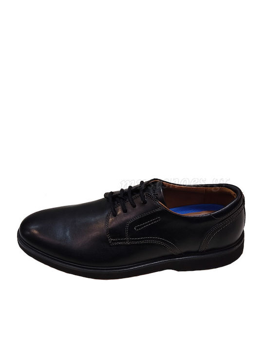 Malwood Men's Leather Casual Shoes Black