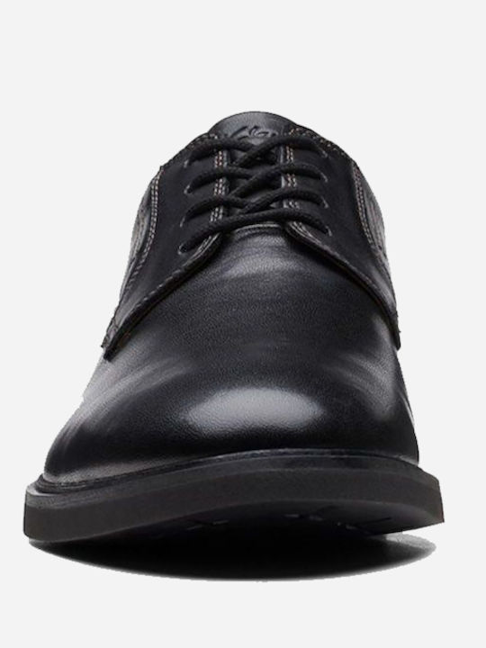 Malwood Men's Leather Casual Shoes Black