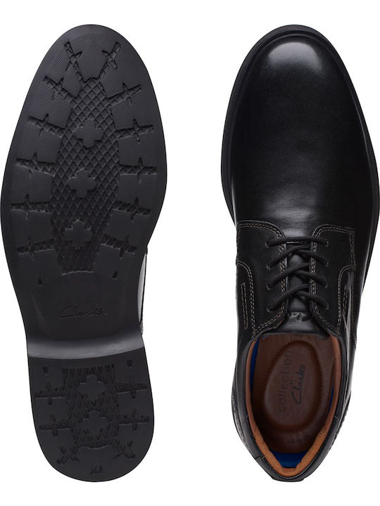 Malwood Men's Leather Casual Shoes Black