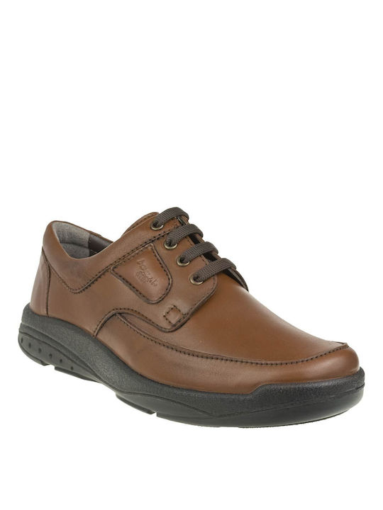 Boxer Men's Leather Casual Shoes Tabac Brown