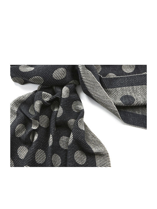 Verde Women's Wool Scarf Black