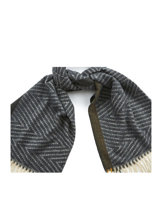 Verde Women's Wool Scarf Black