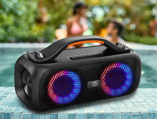 Manta Ηχείο Bluetooth 40W με Ραδιόφωνο και Διάρκεια Μπαταρίας έως 5 ώρες Μαύρο SPK216