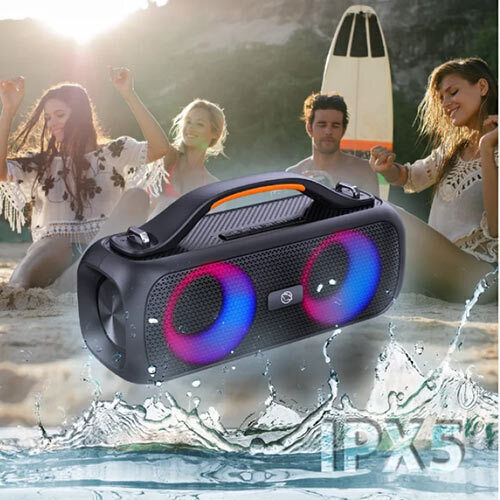 Manta Ηχείο Bluetooth 40W με Ραδιόφωνο και Διάρκεια Μπαταρίας έως 5 ώρες Μαύρο SPK216