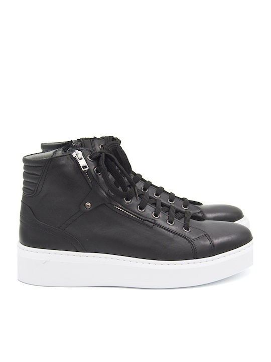 Leather Black Men's Boots