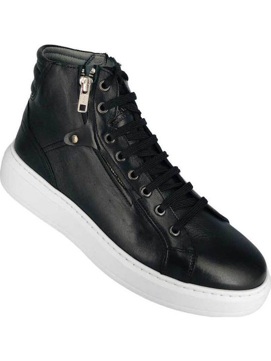 Leather Black Men's Boots