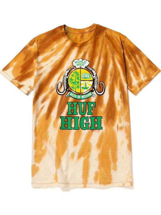 Gold T-Shirt Tie-Dye