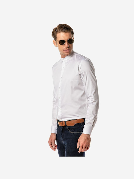 Brokers Jeans Men's Shirt Long Sleeve White