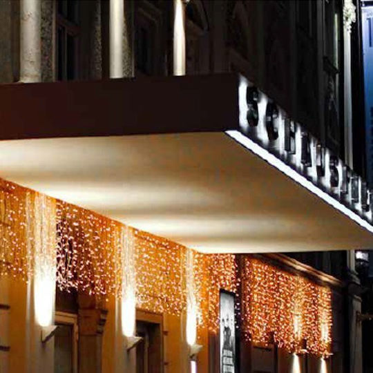 288 Lichterketten LED 6m. x 60cm Warmes Weiß Typ Regen 1Stück