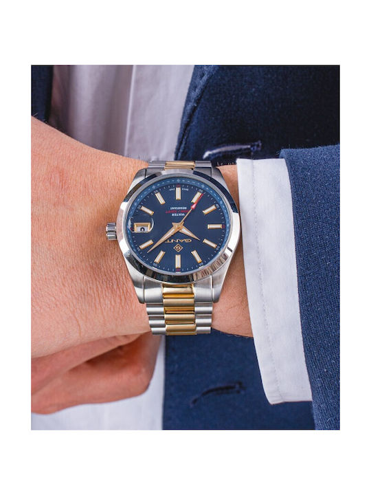 Gant Eastham Watch Battery with Silver Metal Bracelet