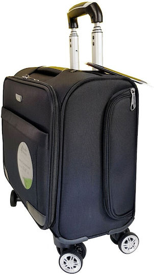 Diplomat Sack Voyage 22.5lt Black with Wheels Fabric L42xW20xH41cm