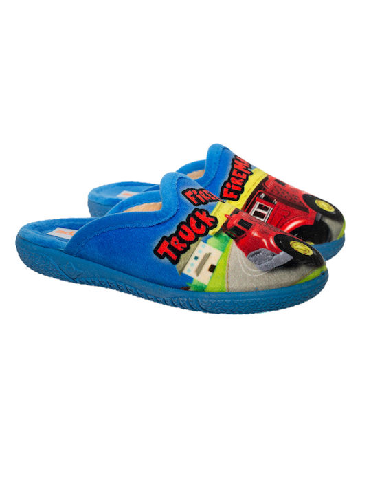 Adam's Shoes Ανατομικές Παιδικές Παντόφλες Κλειστές Μπλε