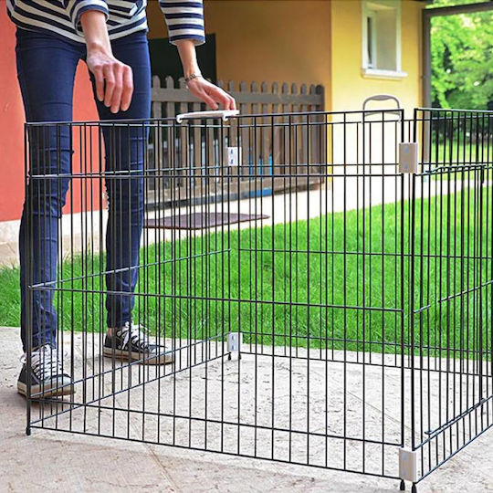 Ferplast Metallic Foldable Dog Park Black 80 x 80 x 62cm