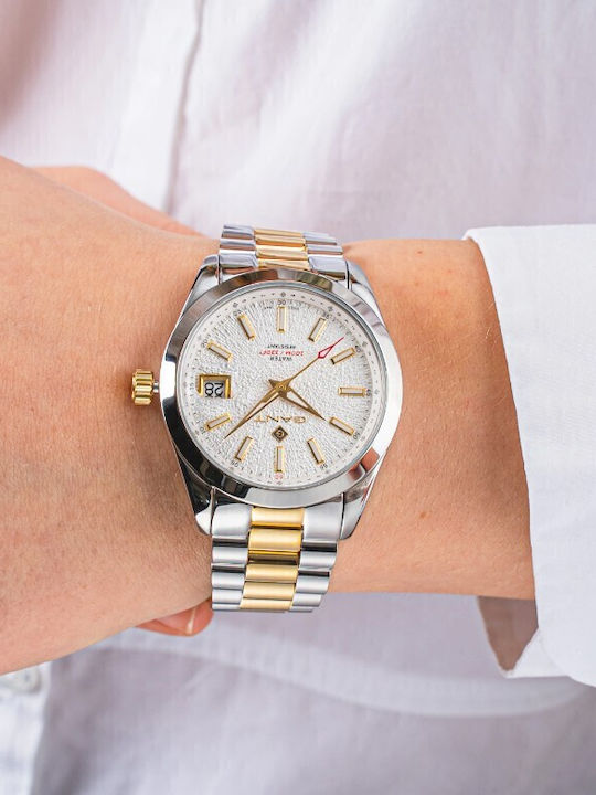 Gant Eastham Γυναικείο Ρολόι 38mm Μπαταρίας με Χρυσό Μεταλλικό Μπρασελέ