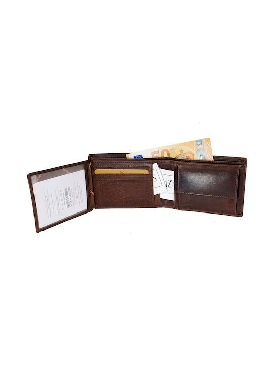 The Chesterfield Brand Men's Leather Wallet with RFID Brown