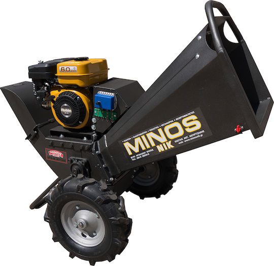 Minos Nik 50000033333 Θρυμματιστής Κλαδιών Βενζίνης με Κινητήρα Robin