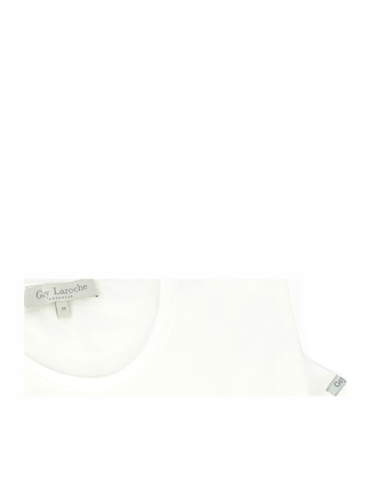 Men's Undershirt Short-sleeved in White Color