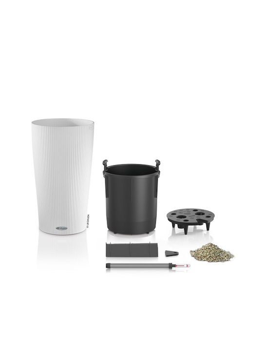 Lechuza Cilindro Self-watering Pot Plastic 32x32x56cm.