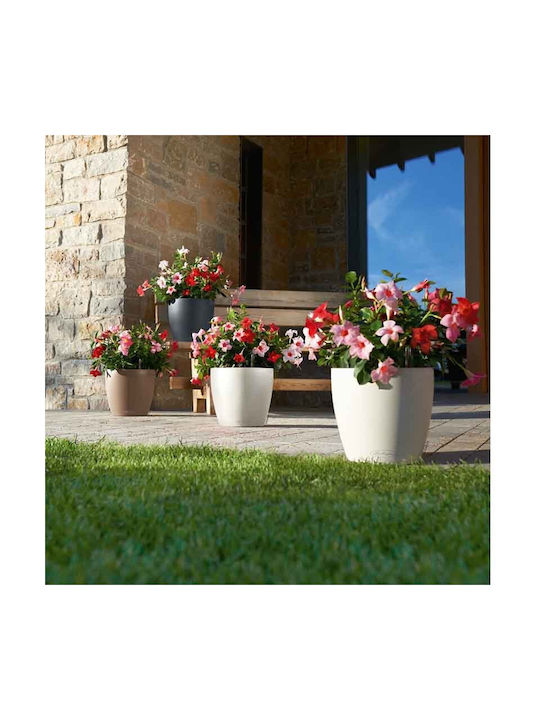 Lechuza Classico Self-watering Pot Plastic White 34.5x34.5x32.5cm.