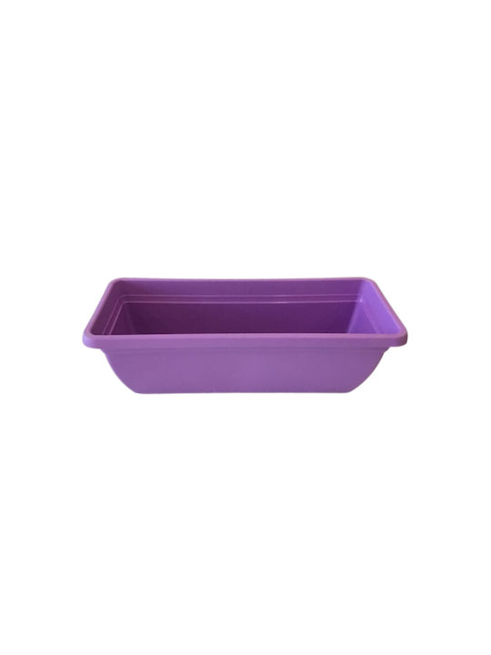 Micplast Mojito Planter Box Plastic Purple 40x20x17cm.