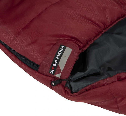 High Peak Спален чувал Единично 2 Сезона Redwood 3 Червено