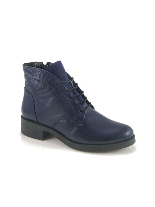 Safe Step 4454 Leder Damen Knöchelstiefel Schwarz