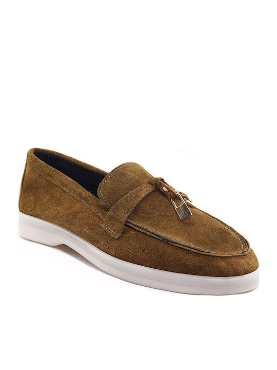 Women's Loafers in Brown Color