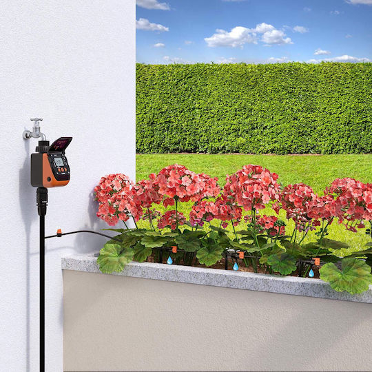 Claber Irrigation Programmer Faucet Battery with Electrovane 1 Output