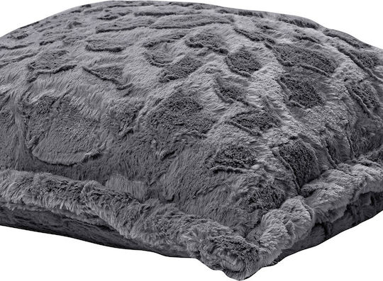 Madi Dekorativer Kissenbezug Rubble aus Pelziger Gray 45x45cm