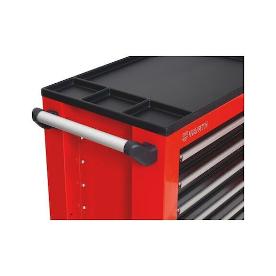 Wurth Cu roți Metal Căruță cu 7 Sertare L70xA41xÎ90.5cm