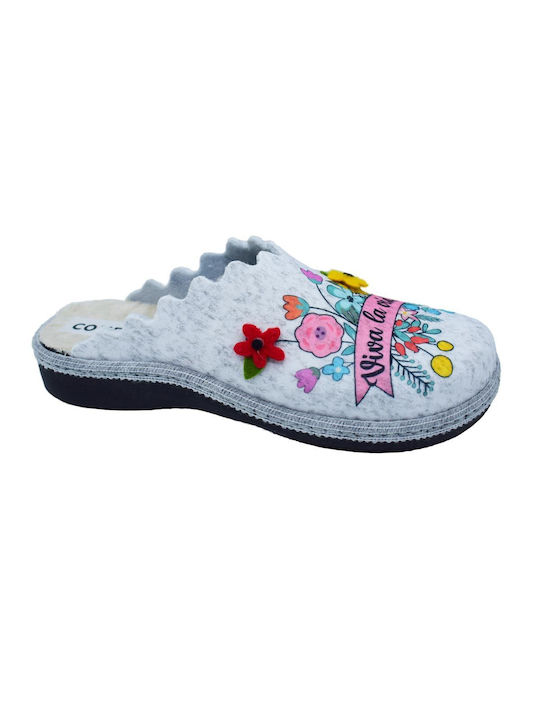 Comfy Anatomic Anatomic Women's Slippers In Gray Colour