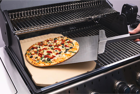 Broil King Плоча за Печене Плочи за печене на пица Двулицево с Камък Плосък Повърхност 44x33см.