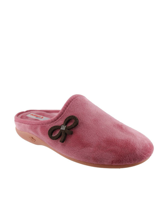 Adam's Shoes Winter Damen Hausschuhe in Rosa Farbe