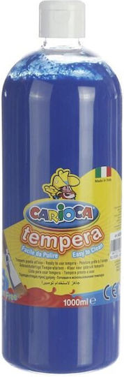 Carioca Tempera Tempera Colour Paint Bottle 1000ml Blue