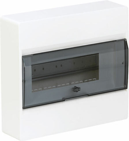 Hager Cosmos Wall mounted 12-Elements Fuse Box with 1 Row W292.5xH200xD91mm