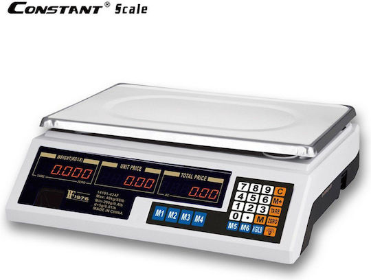 Mistral Plus ACS-03 40KG/5G Electronic Retail Scale with Weighing Capacity of 40kg and Division 5gr