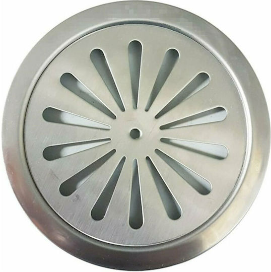Inter Stainless Steel Rack Floor with Diameter 100mm Silver