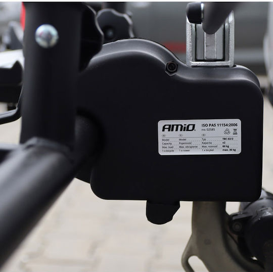 AMiO E-Bike TBC-02/2 Βάση Κοτσαδόρου Αυτοκινήτου για 2 Ποδήλατα