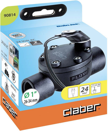 Claber 0814 Two-Way Gas Solenoid Valve 1"