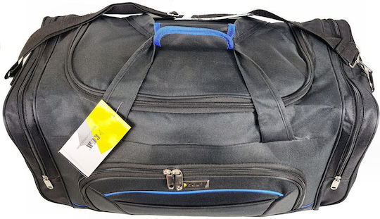 RCM Sack Voyage 43.5lt Black Fabric L58xW25xH30cm