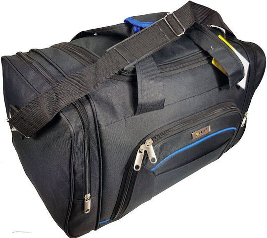 RCM B707B-20 Σακ Βουαγιάζ 37.5lt Μαύρο Υφασμάτινο Μ50xΠ25xΥ30εκ.