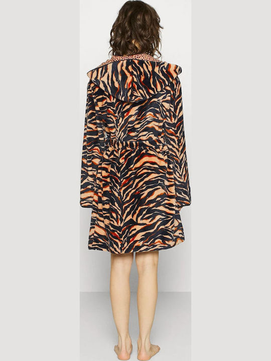 DKNY Pentru Femei Halat Leopardul Chill Zone