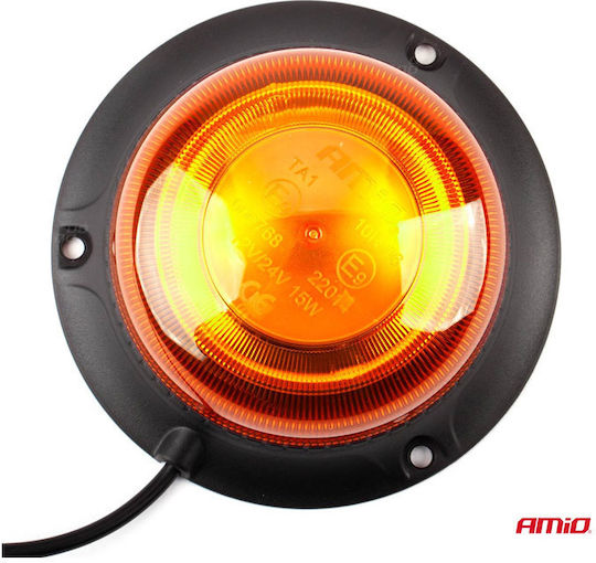 AMiO Car Beacon LED 12 / 24V with Orange Lighting