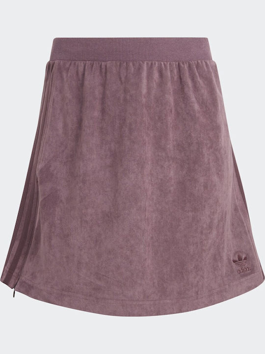 Adicolor Classics Pencil High-waisted Midi Skirt Purple